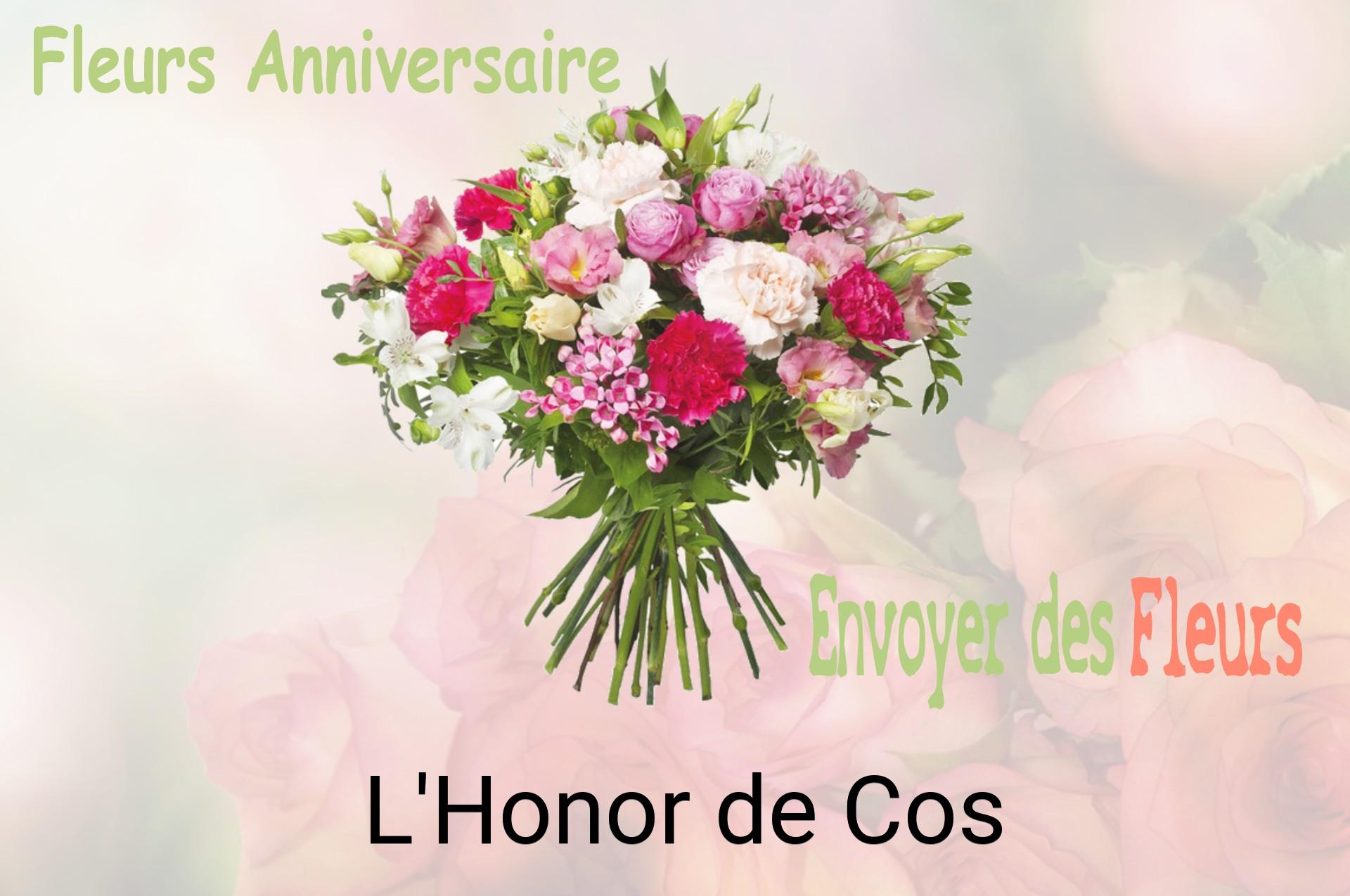 Bouquet de fleurs d’anniversaire livré à L'Honor-de-Cos