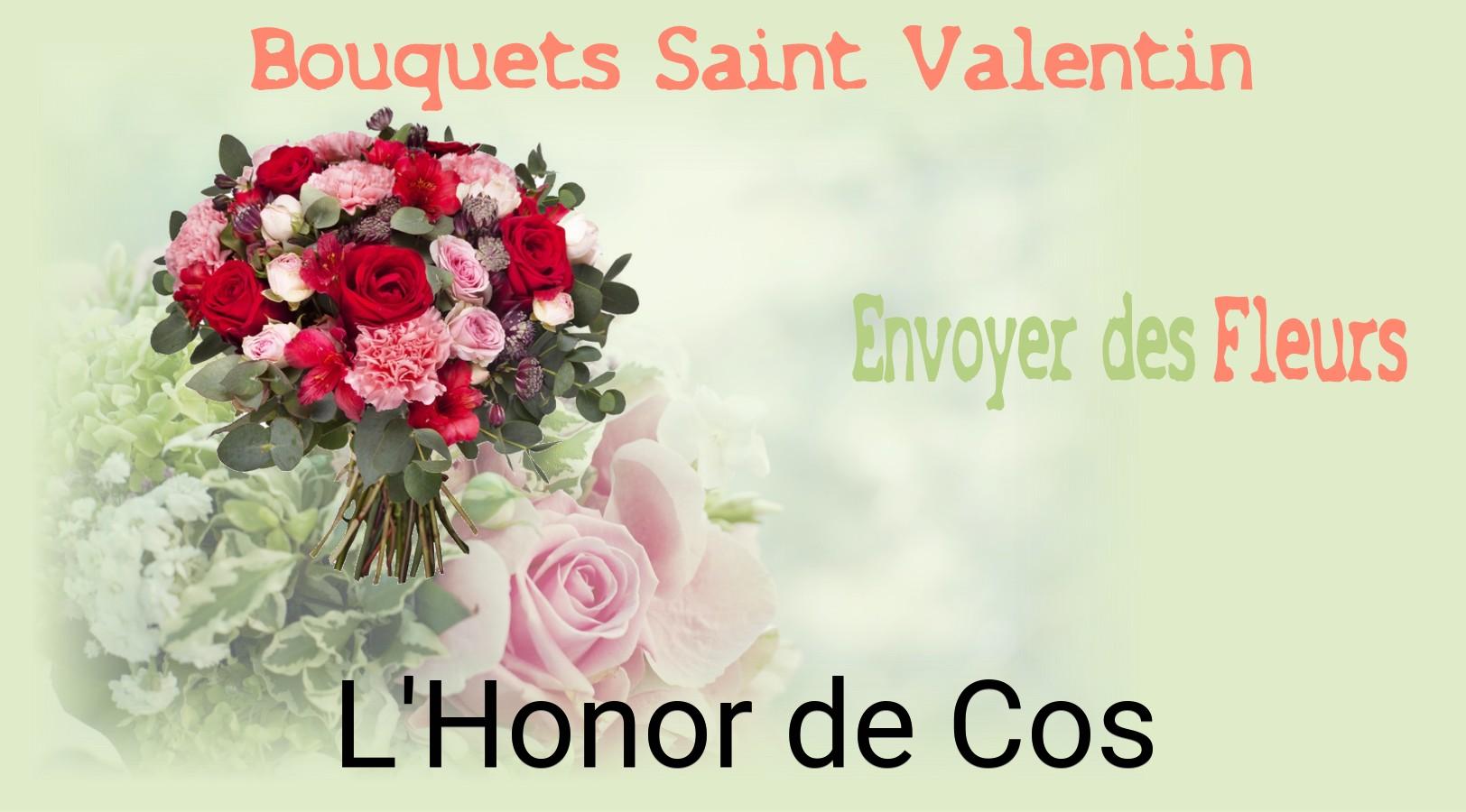 Roses de Saint-Valentin livrées à L'Honor-de-Cos
